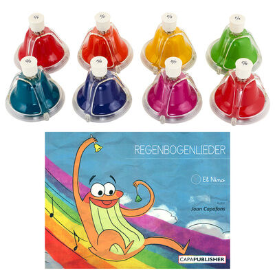 Thomann Rainbow Deskbells TRDB-8 Set