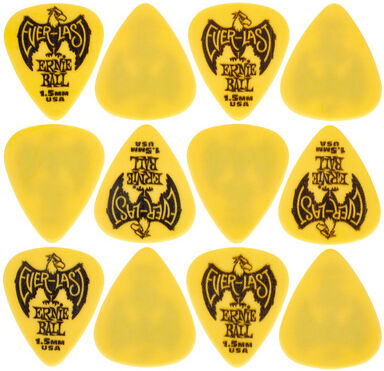 Ernie Ball Everlast Picks 1,50 mm Yellow