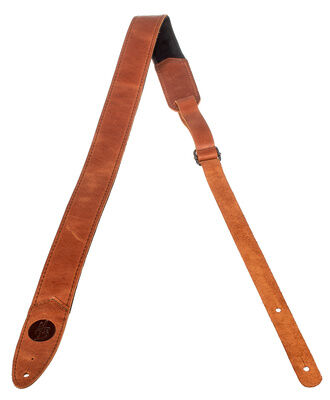 Harley Benton Longbody Leather Strap Natural