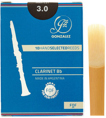 Gonzalez Bb Clarinet Reed FOF Cut 3