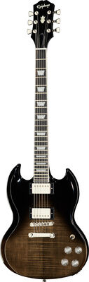 Epiphone SG Modern Figured Trans Black