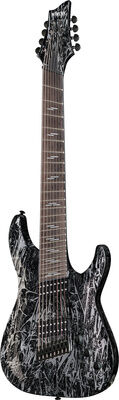 Schecter C-8 Multiscale Silver Mountain