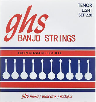 GHS 220 Banjo String Set Light