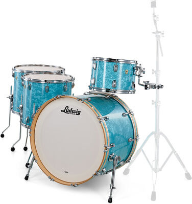 Ludwig Classic Maple 4pcs 24"" G.Blue