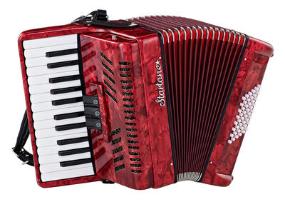 Startone Piano Accordion 48 Red MKII