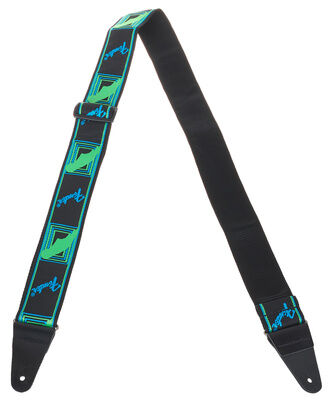 Fender Neon Strap Green/Blue