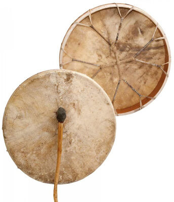 Terre Shaman Drum Cow Skin Shorn 60