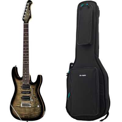 Harley Benton Fusion-III HSH EB FCB Bundle