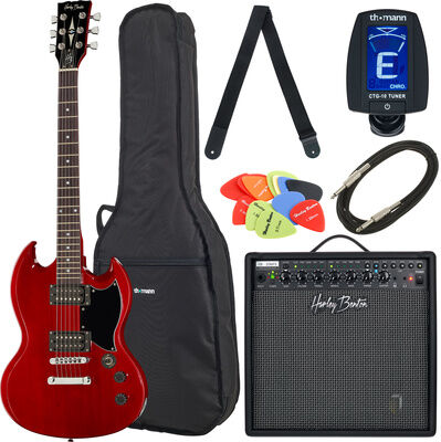 Harley Benton DC-200CH Student Series Bundle