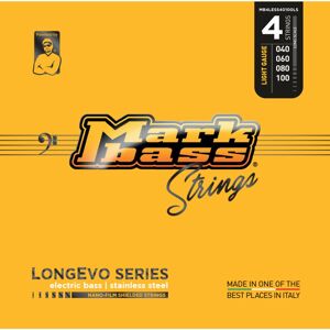 Markbass Longevo Series Strings 4s 40-100 Stainless Steel - Saitensatz für 4-Saiter E-Bass