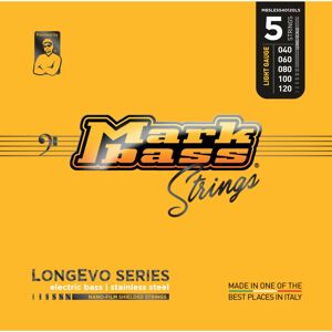 Markbass Longevo Series Strings 5s 40-120 Stainless Steel - Saitensatz für 5-Saiter E-Bass
