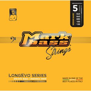 Markbass Longevo Series Strings 5s 45-130 Stainless Steel - Saitensatz für 5-Saiter E-Bass