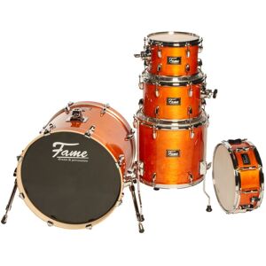 Fame Stage Series Shell Set Studio Satin Amber - Drum Kesselsätze