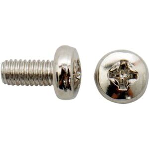 Göldo Kreuzschrauben für Schalter metrisch 3 x 6 mm Nickel - Gitarren Ersatzteil