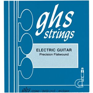 GHS E-Git.Saiten,09-42,Precision Flatwound,Stainless Steel - E-Gitarrensaiten