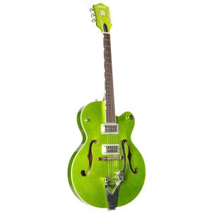 Gretsch G6120T-HR Brian Setzer Hot Rod Hollow-Body Bigsby Extreme Coolant Green - Halbakustik Custom Gitarre