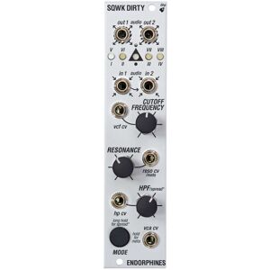 Endorphin.es Squawk Dirty silver - Filter Modular Synthesizer