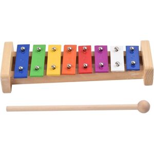 Tomtop Jms Kompaktes Xylophon-Glockenspiel Mit 8 Tasten Und Holzschlägeln, Percussion-Musikinstrumentenspielzeug