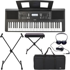 Yamaha PSR-E373 Deluxe Bundle Schwarz