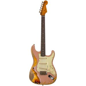Fender 59 Strat ADSPoC3CS Super Relic Aged Dirty Shell Pink over Chocolate 3
