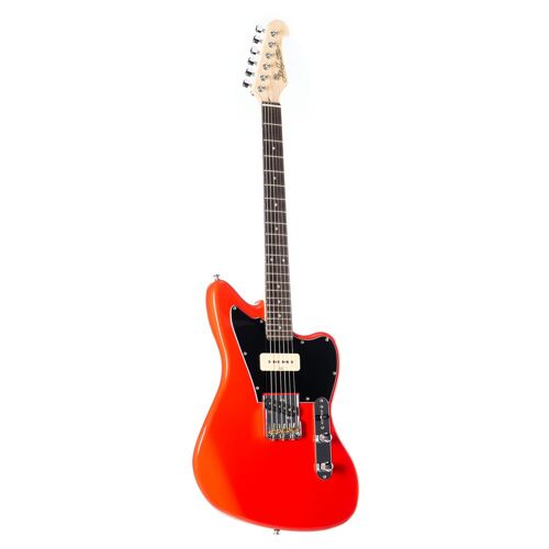 E-Gitarre TL Jazz Red J & D Für Anfänger