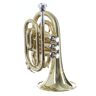 Monzani MZMT-700L Taschentrompete großes Schallstück Trompete Gold
