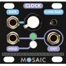 Mosaic Clock black - Clock Modular Synthesizer