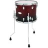 DrumCraft "Series 6 14"x12" Floor Tom SBR" Satin Black to Red Fade