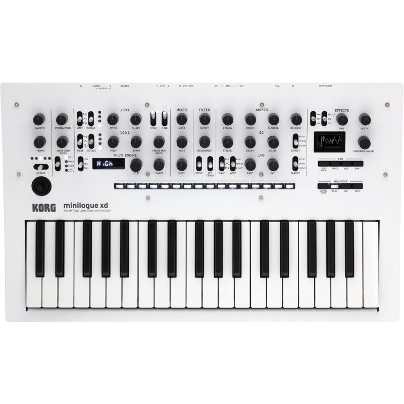 Korg minilogue xd PW Pearl White Analoger Synthesizer