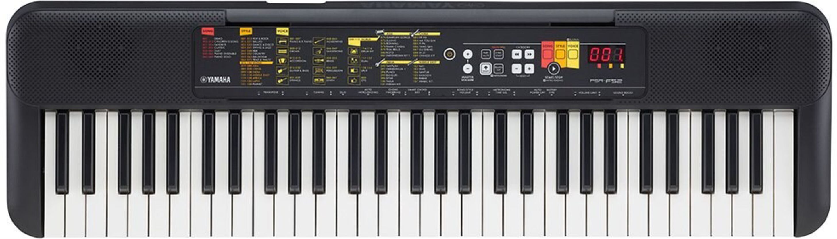 Yamaha PSR-F52 - Keyboard