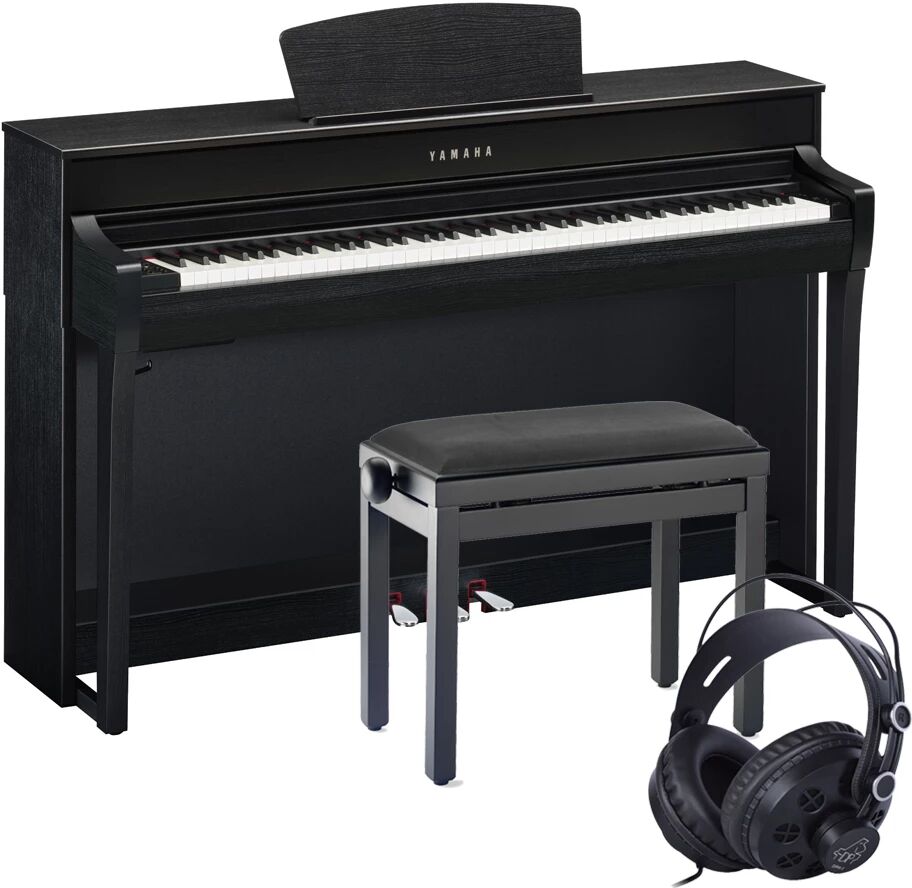 Yamaha CLP-735 Schwarz E-Piano Set