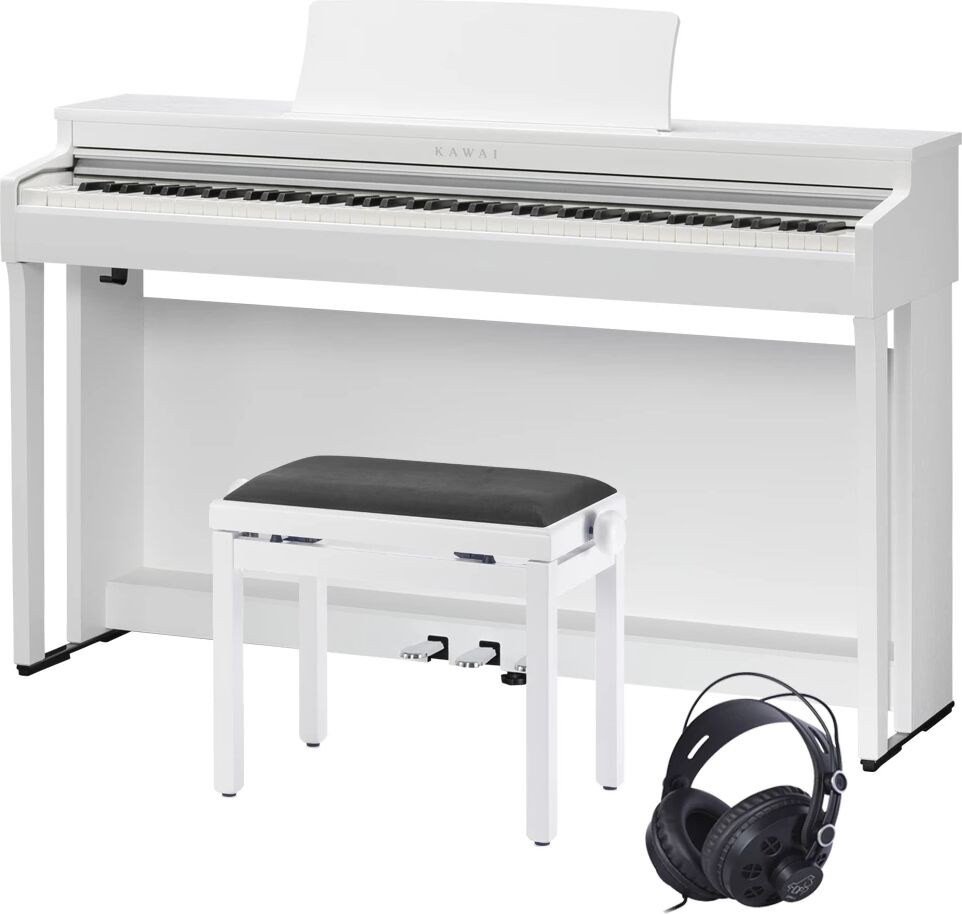 Kawai CN-201 Weiß E-Piano Set