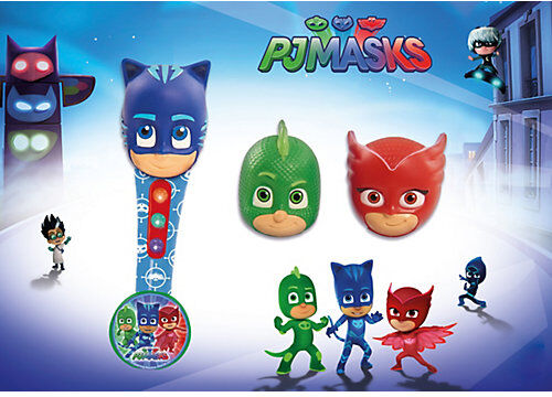 PJ Masks Handmikrofon, mit drei Köpfen