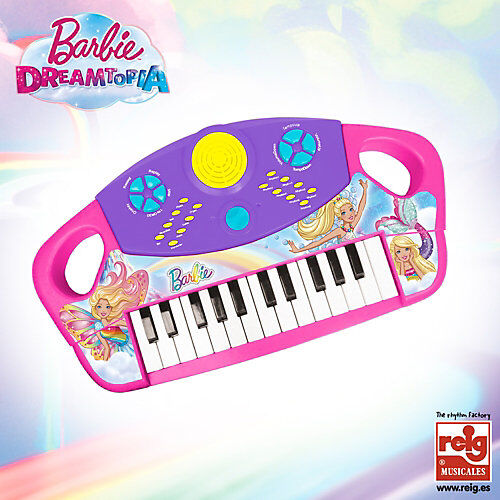 Barbie Keyboard Organo Electronico 24 Teclas weiß/beige