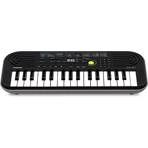 CASIO Mini-Keyboard SA-47 schwarz/grau