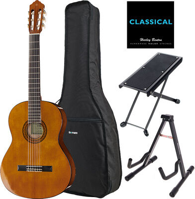 Yamaha C40 Bundle Natur Hochglanz