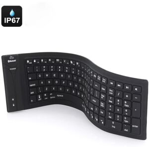 My Store JA-11 108-keys Foldable Silicone Bluetooth Keyboard