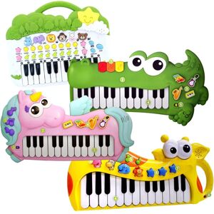 Dinotoys Keyboard til børn / Børnekeyboard - Dyremotiver