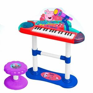Peppa Pig Toy piano Pink  Pig Microphone and stool