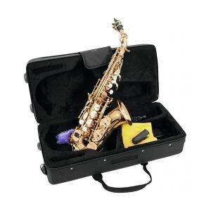 Dimavery SP-20 Bb Soprano Saxophone, gold TILBUD NU sopransaxofon saxofon guld
