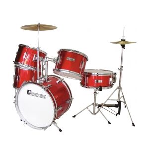 Dimavery JDS-305 Kids Drum Set, red TILBUD NU trommesæt tromme børn rød sæt