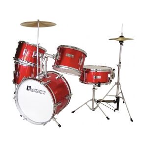 Dimavery JDS-305 Kids Drum Set, red TILBUD NU trommesæt tromme børn rød sæt