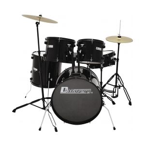 Dimavery DS-200 Drum set, black TILBUD NU trommesæt tromme sort sæt
