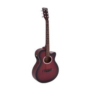 Dimavery AW-400 Western guitar, redburst TILBUD NU vestlig