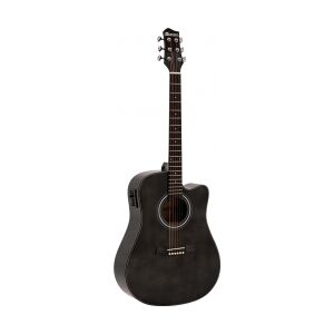 Dimavery STW-90 Western Guitar, vintage black TILBUD NU