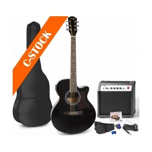 ShowKit Electric Acoustic Guitar Pack Black 