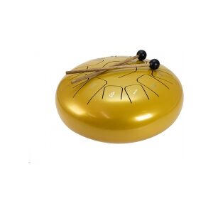 Dimavery TD-12 Steel Tongue Drum, gold TILBUD NU