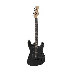 Dimavery ST-312 E-Guitar, black/black TILBUD NU