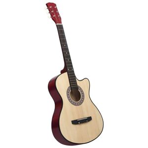 vidaXL akustisk western-guitar med 6 strenge 38