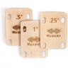 3 STK Guitar Neck Shims, Guitar Neck Maple Spacer Sæt Elektrisk Guitar N